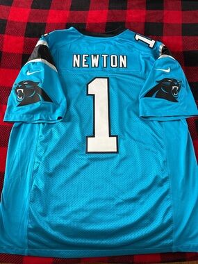 Carolina Panthers #1 Cam Newton NFL stitched On Field Nike Jersey